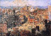 Colin Campbell Cooper Columbus Circle France oil painting artist